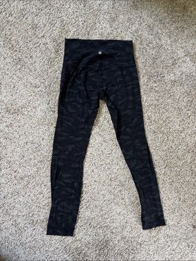 lululemon athletica Kids Black Camo High-Rise Leggings